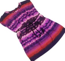BeBop Sleeveless Mini Dress Womens Multicolor Abstract Stripe Print Size 3X