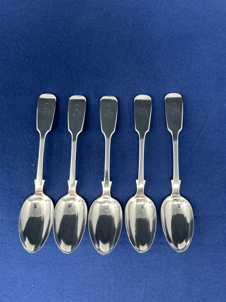 ANTIGUAS CUCHARAS DE TÉ CANADIENSES ESTERLINAS HENRY BIRKS & CO Foto 3 de 4