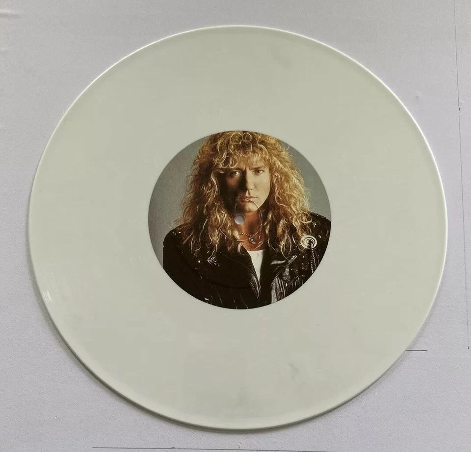 Whitesnake - Give Me All Your Love 12" White Vinyl EX/EX Condition - Image 4 of 4
