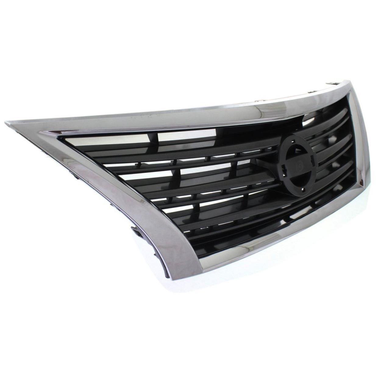 2013-2015 Nissan Sentra SR Model Grille With Chrome Frame NI1200253 623103RM0A
