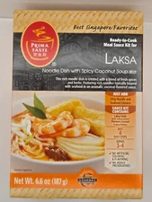 Prima Taste Ready-to-Cook Sauce Kit for Laksa, 6.6oz/187g