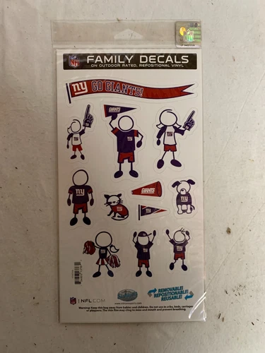 New York Giants Family Decals By Siskiyou Sports