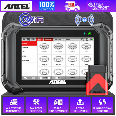 ANCEL V5 BT Full System Bidirectional Car OBDII Scanner Diagnostic Tool Oil TPMS