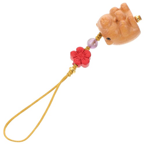 Décoration Suspendue Bois De Santal Charme Sangle Téléphone Lanière Portable - Zdjęcie 9 z 12