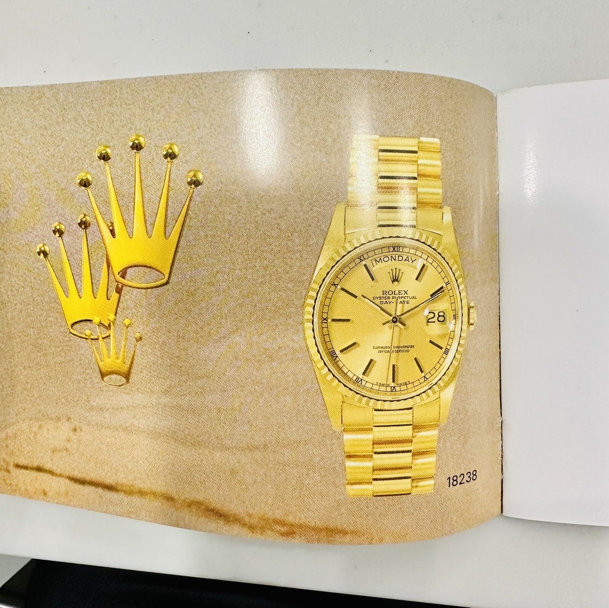 Authentic Rolex President Day-Date Booklet Manual English 18238
