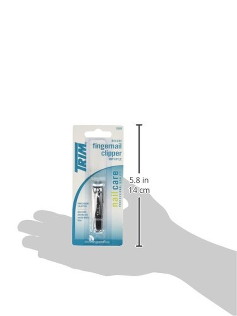 Deluxe Fingernail Clippers with File – Sharp, Durable Clippers With