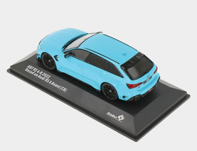 1/43 Audi RS6-R ABT SW Station Wagon 2022 Miami Blue Diecast by