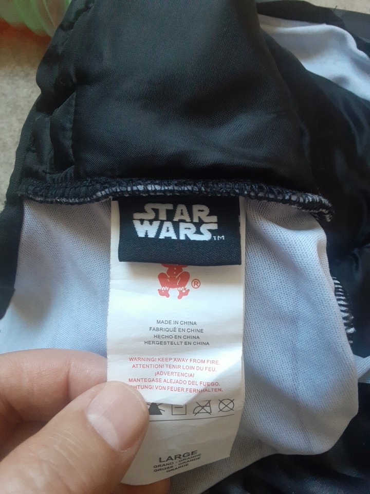 Rubies Star Wars Deluxe Photo Real LARGE Darth Vader Halloween Costume