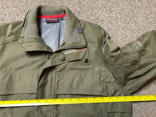 ROCKPORT XCS Mens Jacket Hydro Shield Khaki Waterproof coat Size Medium - Picture 8 of 11