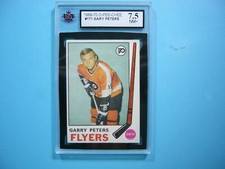 1969/70 O-PEE-CHEE HOCKEY CARD #171 GARRY PETERS ROOKIE KSA 7.5 NM+ SHARP!! OPC