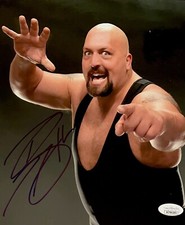 BIG SHOW PAUL WIGHT HAND SIGNED 8X10 PHOTO. AEW WWF WWE WCW. JSA COA. #2