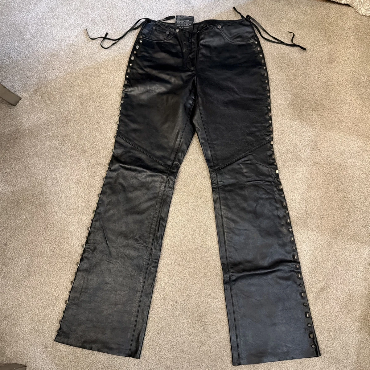 568 Harley-Davidson レザーパンツ レディース ユニセックス Harley