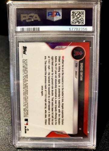 PSA10 Shohei Ohtani 2022 Topps Now Purple /25 #31 Angels Limited Rare Card - Picture 3 of 5