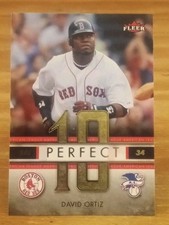 2007 Fleer Perfect 10 David Ortiz Boston Red Sox 