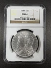 1887 Morgan Silver Dollar NGC MS64