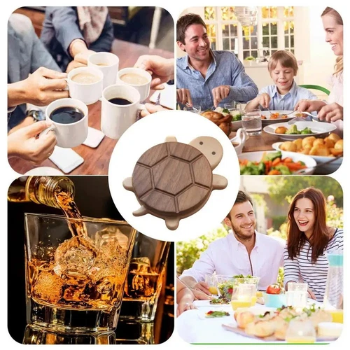 Schildkröten-Untersetzer für Couchtisch, -Couchtischmatte, Untersetzer,5149 - Bild 2 von 5