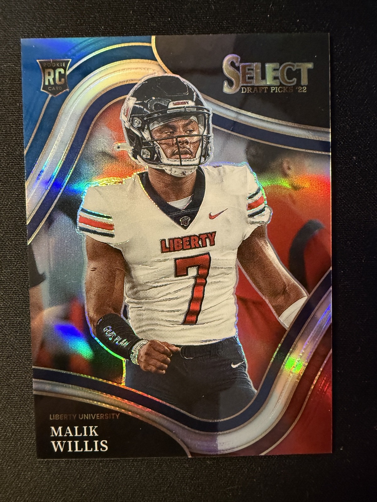2022 Panini Select Draft Picks - Field Level Malik Willis #102 Tri-Color...