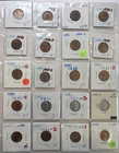 1938 - 1945 Penny Sheet (20) Coins - As Shown See Photos