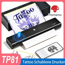 Phomemo TP81 Tattoo Schablone Drucker Thermo Mobiler Stencil Drucker  Anf&auml;nger