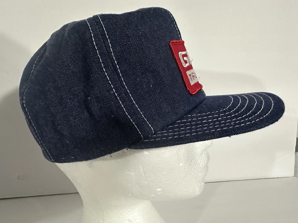 Sombrero de camionero vaquero vintage años 70 GMC Trucks. Talla mediana. ¡Nuevo stock antiguo! Raro Foto 3 de 4