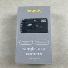 Heyday Single-Use 35mm Film Camera Green Built-In Flash 27 Exposures New