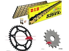 DID VX3 Gold X-Ring Chain & Sprocket Aprilia ...