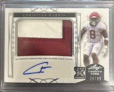 2022 Leaf Trinity - Patch Auto Christian Harris Silver /99 (AU, MEM, RC) RTR!!