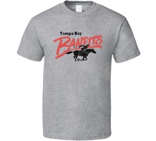 OFFERTA!! T-shirt grafica Tampa Bay Bandits retrò USFL invecchiata