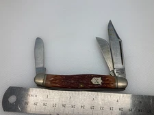 Old Vintage Camillus New York 179 Razor Edge Stockman Pocket Knife
