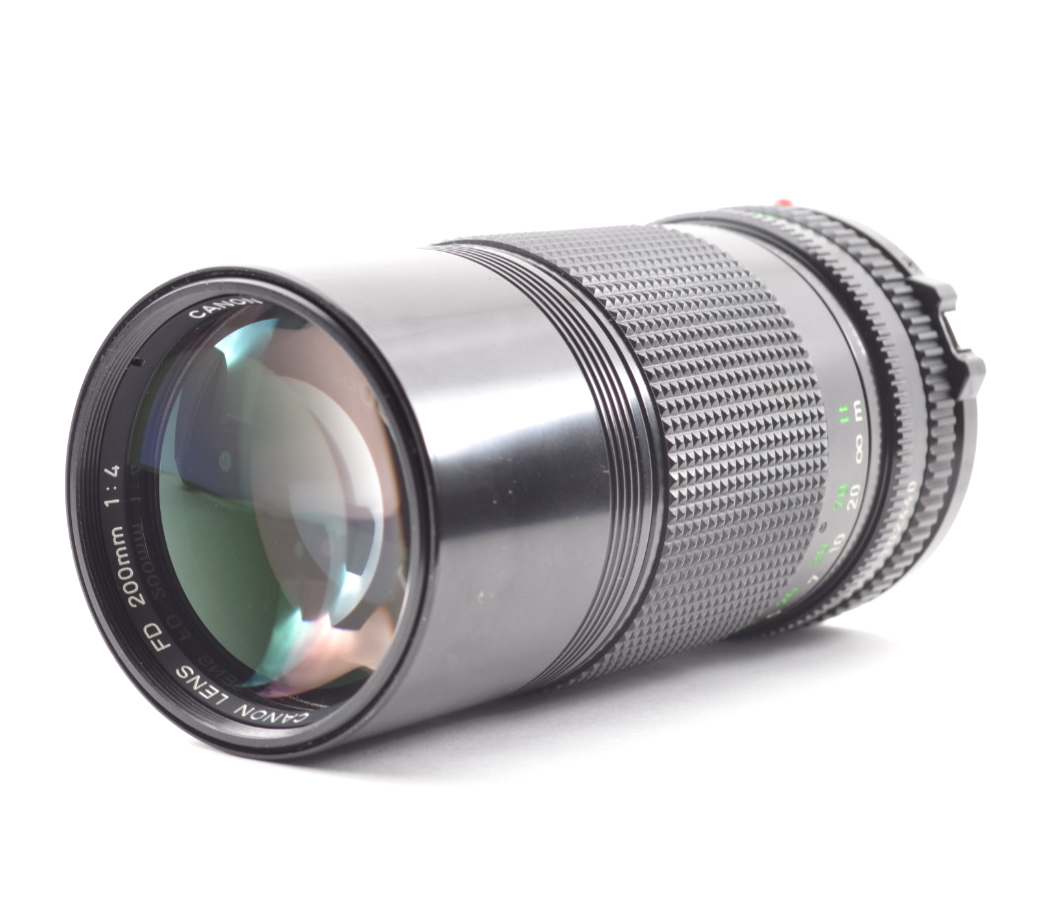 Top Mint】CANON New FD 200mm f/4 for AE-1 program,A-1,F-1 Lens