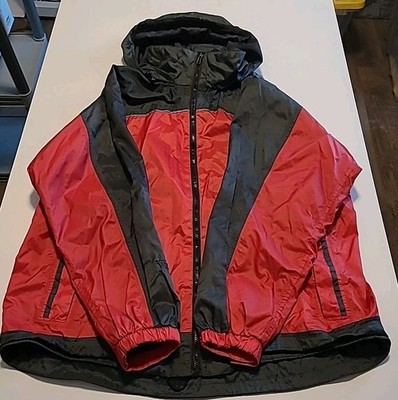 Viking Windigo Women's Jacket XXL Lightweight Zip-Up Red/Black Hooded