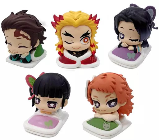 Demon Slayer Kimetsu no Yaiba Mini Figure Set 5 Types Collectible