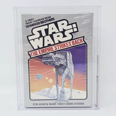 The Empire Strikes Back For Atari 2600 Graded AFA 85 NM+ 1982 Sealed Star Wars