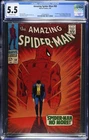 Amazing Spider-Man #50 CGC FN- 5.5 Off White 1st Full Appearance Kingpin!