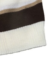 Womens Long Sleeve Striped for Knit Sweater for retro Loose Fit Drop Shoulder