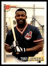 Tony Mitchell 1993 Bowman #121 Indians MLB READ FREE SHIPPING AutographDen