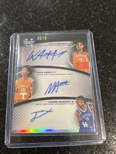 25-26 Bowman Best Triple Auto Nate Ament Kiyan Anthony Jasper Johnson Black /10