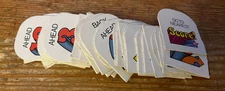 Vintage Bonkers Track Cards Set 1978 Board Game Replacement Parts 40 Pieces