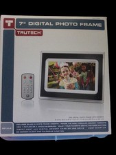 Photo Frame - No Remote Never Used Open Box Trutech 7 Inch Digital