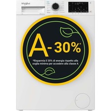 LAVATRICE 10 KG 1400 GR A-30% INVERTER VAPORE AUTODOSE WHIRLPOOL WAM09WBIT