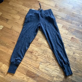 Victoria&rsquo;s Secret heather black Ribbed waist/legs Jogger pants w/pockets XS NWT
