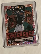 2021 Panini Donruss Unleashed Ken Griffey Jr #UNL16 Pink Fireworks Near Mint