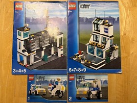 LEGO City Police Headquarters (7744) 100% w/ Minifigures & Manuals