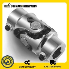 New 34 Dd X 34 Dd Single Universal Steering Shaft U Joint Chrome Polished