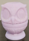 Fenton lavender /purple  Owl Fairy Light Lamp UV Reactive RARE color Whimsical