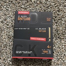 WD 4TB WD BLACK SN7100 NVMe PCIe 4.0 M.2 Gen4 SSD 7000MB/s WDS400T4X0E