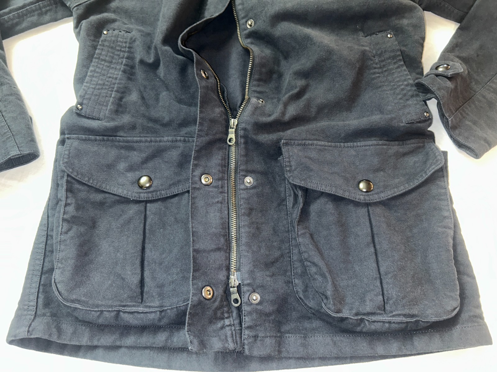 J.Crew Broken-in Barn Jacket In Brushed Chino - Navy Blue - Perfect condition! image 2