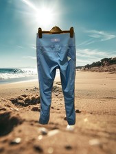 Adidas Women’s Stella McCartney Blue training or yoga leggings Size XS