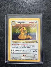 Pokémon TCG Dragonite Fossil Holo Rare Card 4/62