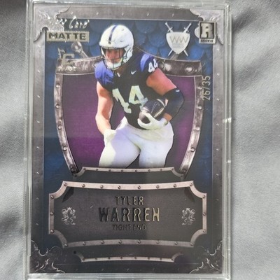 Wild Card Weekend Warrior Tyler Warren Rookie /35 2025 Football Trading Card